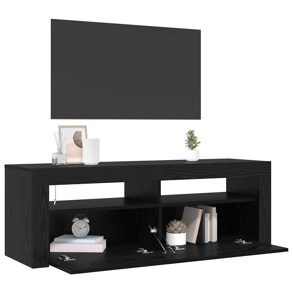 TV Cabinet Black 120 x 35 x 40 cm Engineered wood